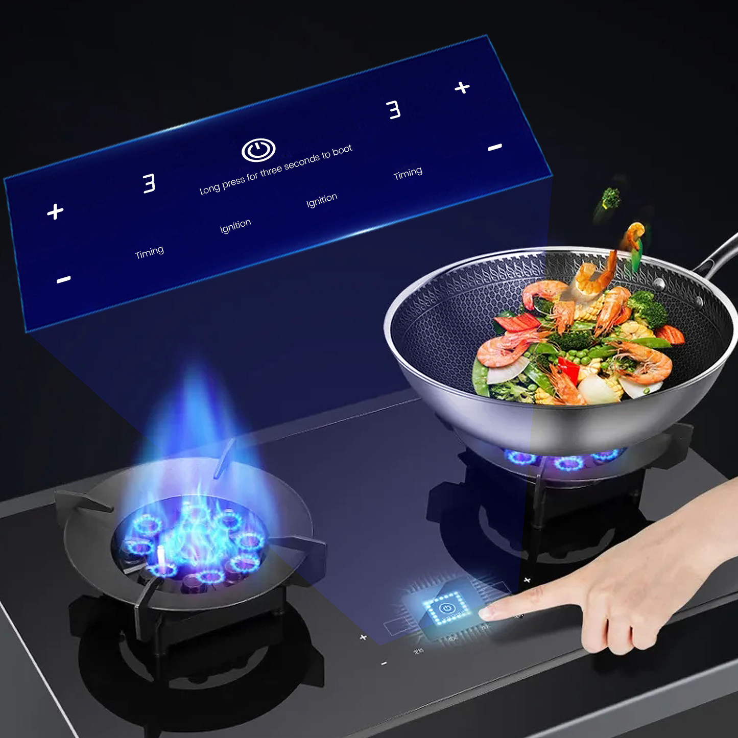 SMART SOFT TOUCH GAS BURNER